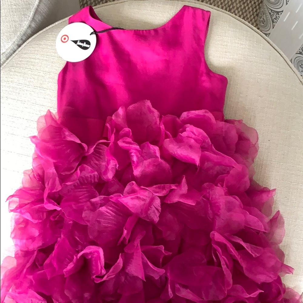 Marchesa Kids Fuchsia/Pink Ruffled Formal Dress
